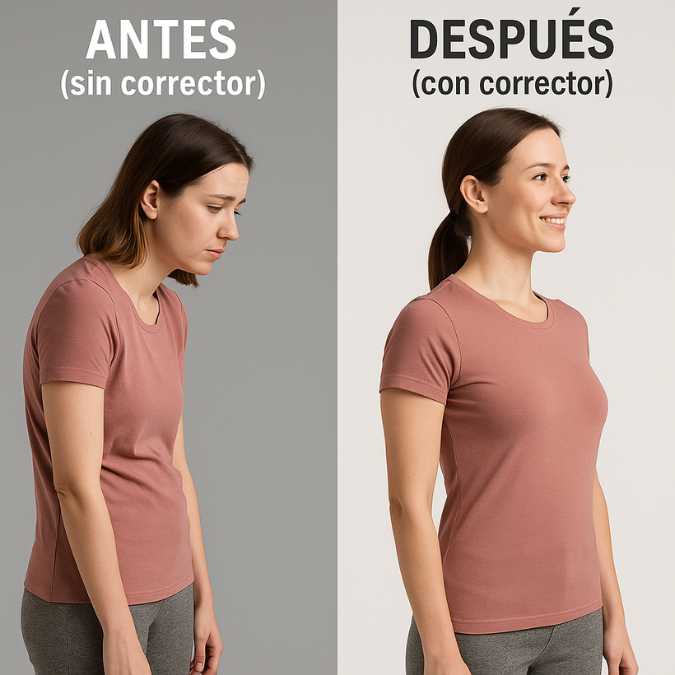 Corrector De Postura Para Espalda Y Hombro