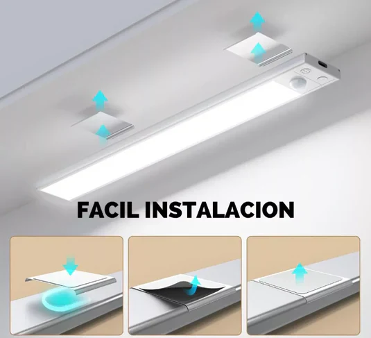 Luz Led Barra Con Sensor Movimiento 20cm